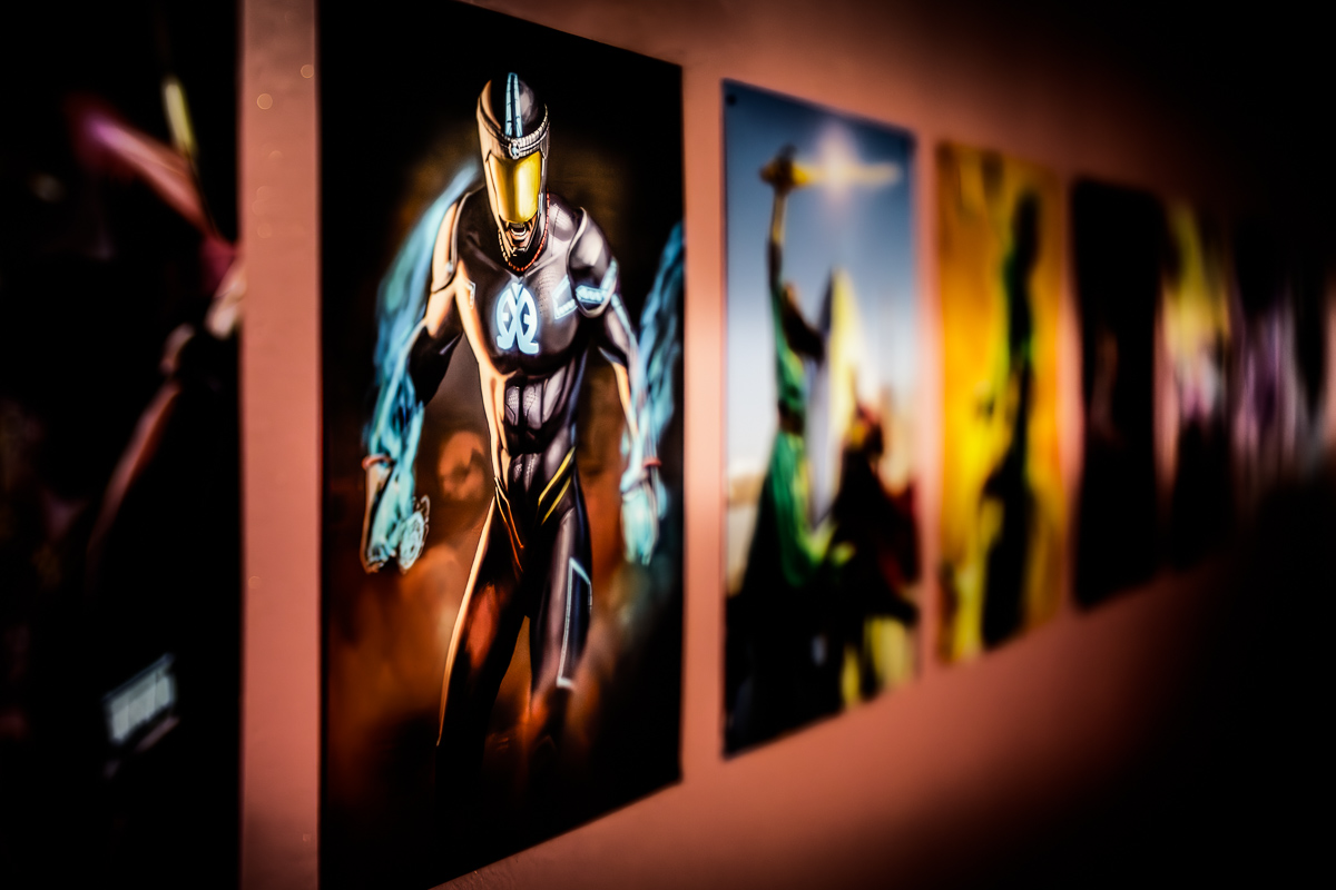 Zu Besuch bei den Superheroes